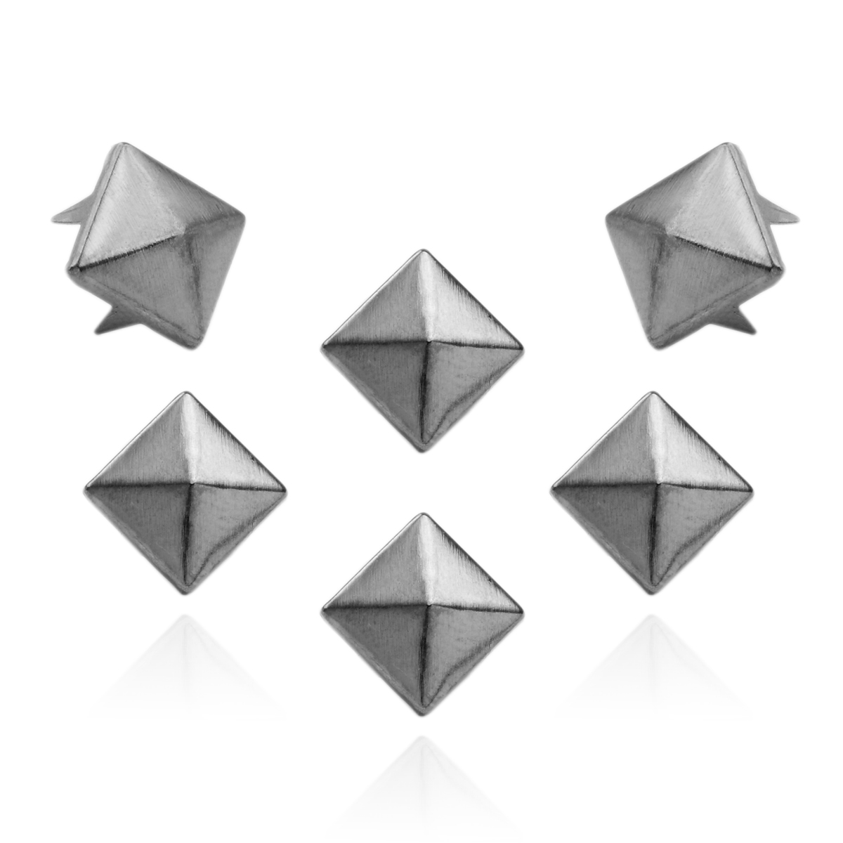 Pyramidennieten Gunmetal 9mm