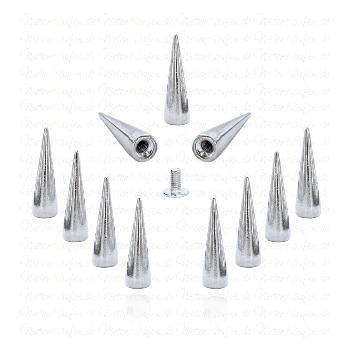 Silberne Killernieten